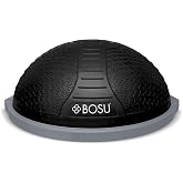 BOSU Nexgen Balance Trainer, Half-Ball Training Equipment, 65 cm Diameter, 300 lb Capacity - Burst-Resistant Stability Exercise Tool w/Non-Slip Base, Includes Hand Pump, Commercial-Grade