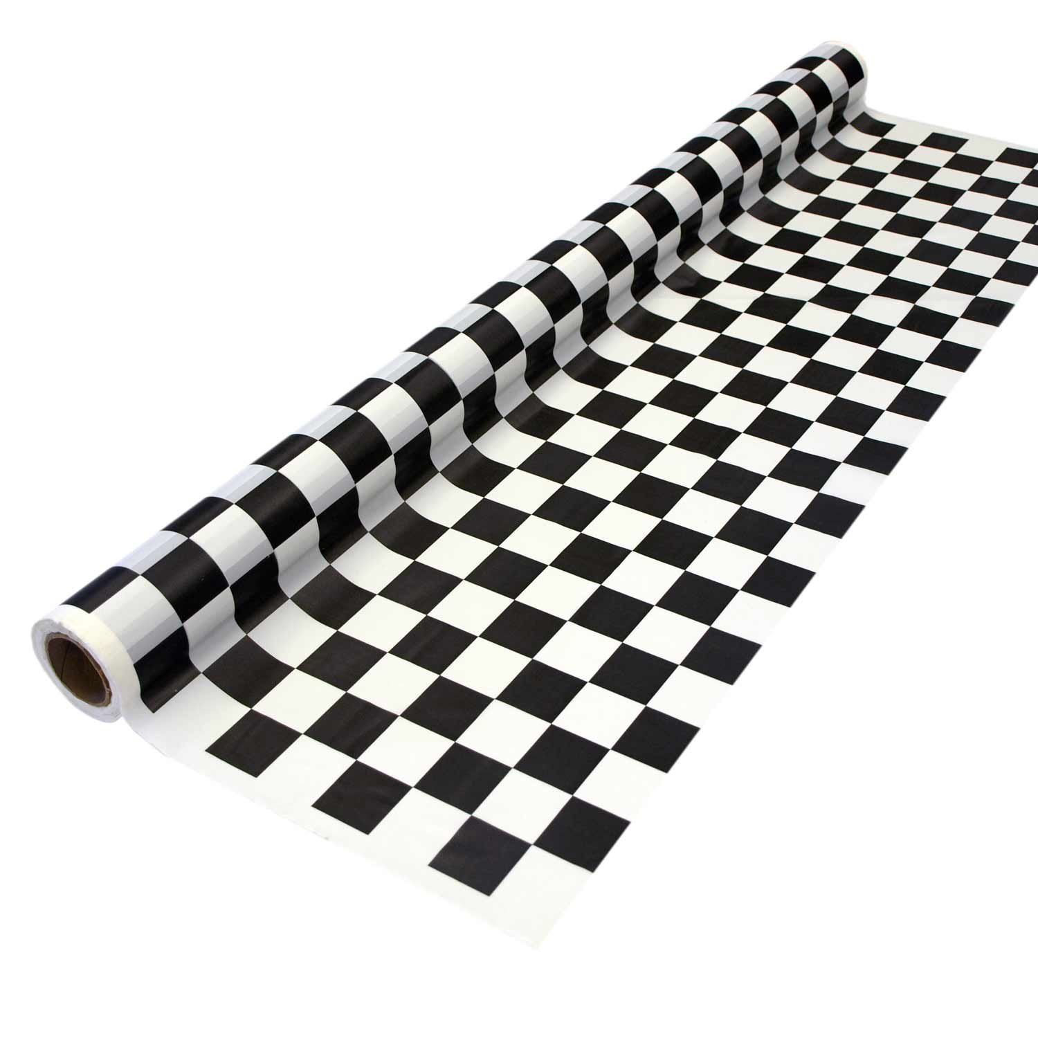 Best black and white table runner roll