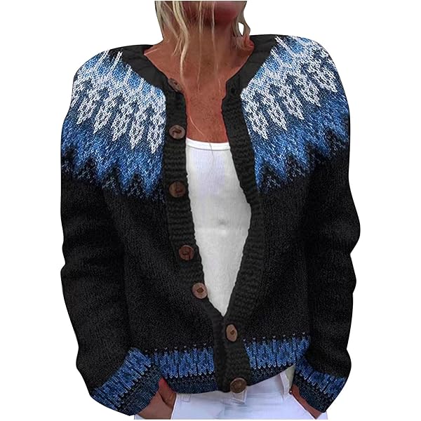 Cardigan En Tricot Pour Femme - Chemises Boutonnées à Manches