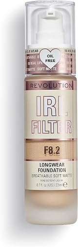 Revolution IRL Filter Longwear Foundation F8.2 Medium to Full Coverage 23ml