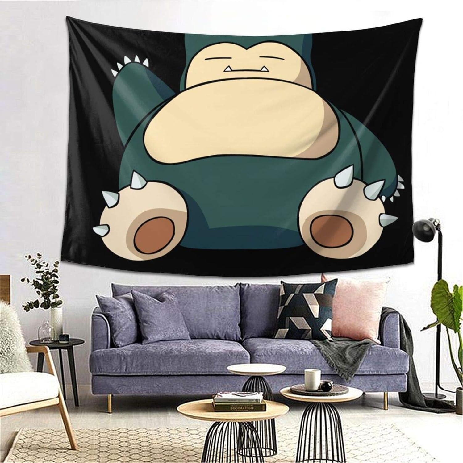 Amazon Co Jp カビゴン ポケモン 2 新品 タペストリー 壁掛け布 インテリア 布ポスター 高級写真のタペストリー 大きいサイズ 背景布 布を掛ける 壁紙 パーソナリティ壁画 布製3cmｘ152cm Generic