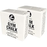Cramer Gym Chalk Block, 2-Pack of 2 oz, Magnesium Carbonate for Powerlifting, Rock Climbing, Gymnastics, Crossfit, Weightlifting &amp; Bouldering, Use in Chalk Balls &amp; Bags, Superior Grip