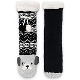 Cuddl Duds Women Holiday Gift Christmas 2 Pair Pack Animal Slipper Lounge Socks