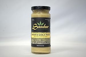 SAMBAR KITCHEN ESSENTIALS SAMBAR KITCHEN | Ginger & Garlic Paste - Essential Gourmet Cooking Paste