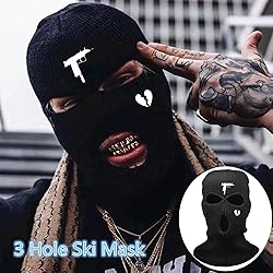 3 Hole Full Face Mask Winter, Outdoor Sports Full