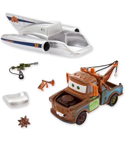 Disney Store Official Air Mater Die Cast Set - Mater Hawk, Falcon