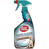 Simple Solution Hard Floor Pet Stain and Odor Remover | Dual Action Cleaner for Sealed Hardwood Floors | 32 Ounces