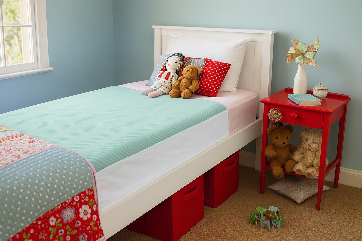 Eco Toilet Training Sleep Mat (Medium, 90x90 with tucks)