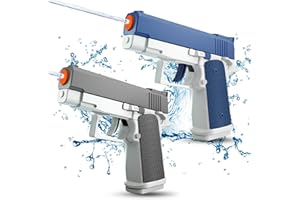 ALLROAD 2 Pack Water Guns for Kids - Squirt Gun Water Blaster Soaker Water Pistol Toys for Toddlers Child Boys Girls, Ideal Summer Gifts for Swimming Pool Beach Party Outdoor Water Fighting Toy