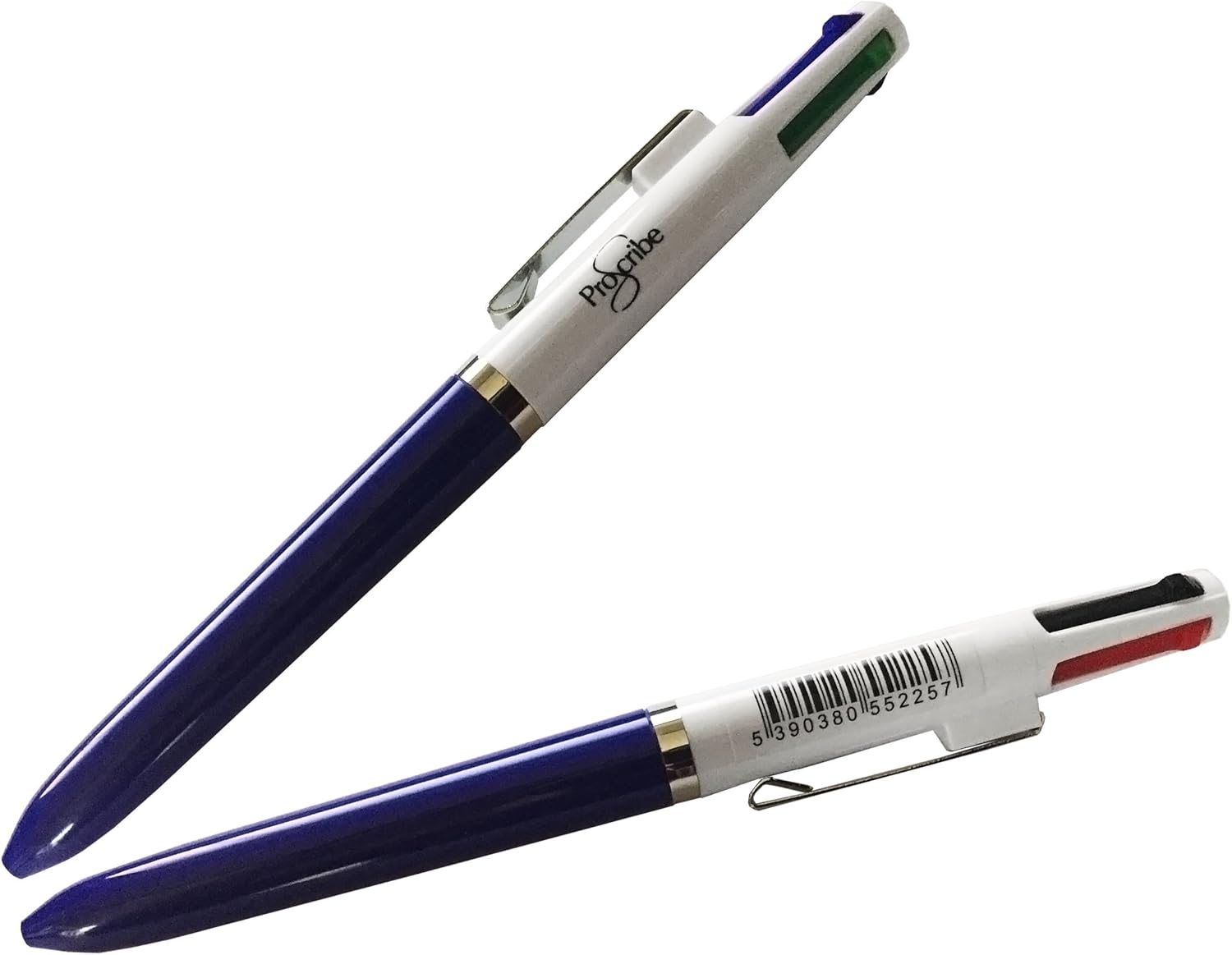 Premier Proscribe 4 Colour Click 'n' Flick Ballpoint Pen. Retractable