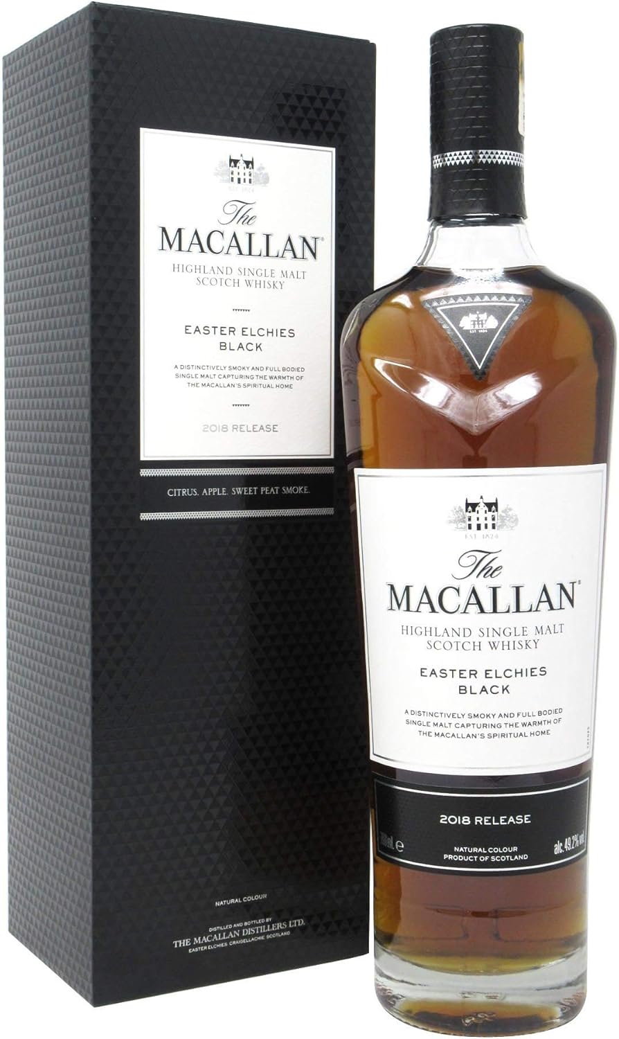 The Macallan Easter Elchies Black Single Malt Whisky Amazon Co Uk Beer Wine Spirits
