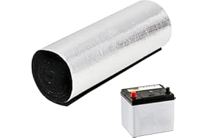 LETTRY Battery Insulation Kit, Car Battery Insulation Blanket ,Car Battery Wrap for Cold Weather, ‌Preserve Against Radiant Heat, Acid Neutralization, and Easy Installation, 40"x7" (Thickness 3mm, 1)