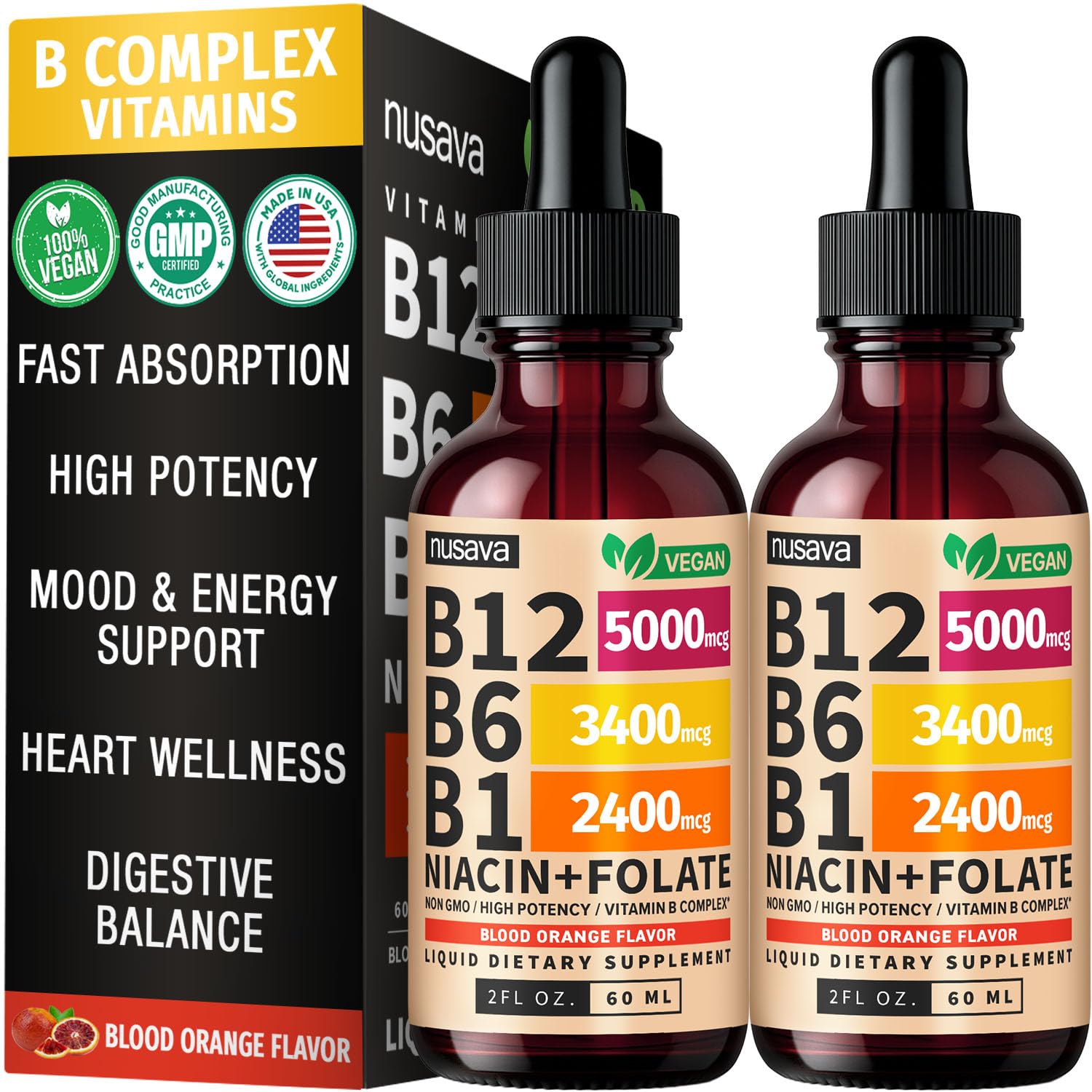 Vitamin B Complex (Blood Orange)