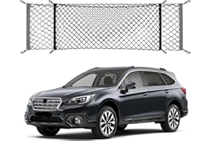 OMOCYRA Envelope Style Trunk Cargo Net Compatible with Subaru Outback (BR/BM) New 2024 2023 2022 2021 2020 2019 2018 2017 2016 2015 2014 2013-2000 Premier Nylon Mesh SUV Tailgate Netting