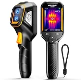GH192 Thermal Imaging Camera 240X240 Super IR Resolution with 2MP Visual Camera and Fusion Imaging, 25Hz Handheld Thermal Imager with Alarm for Mechanical Maintenance Home HVAC Electrical Inspection