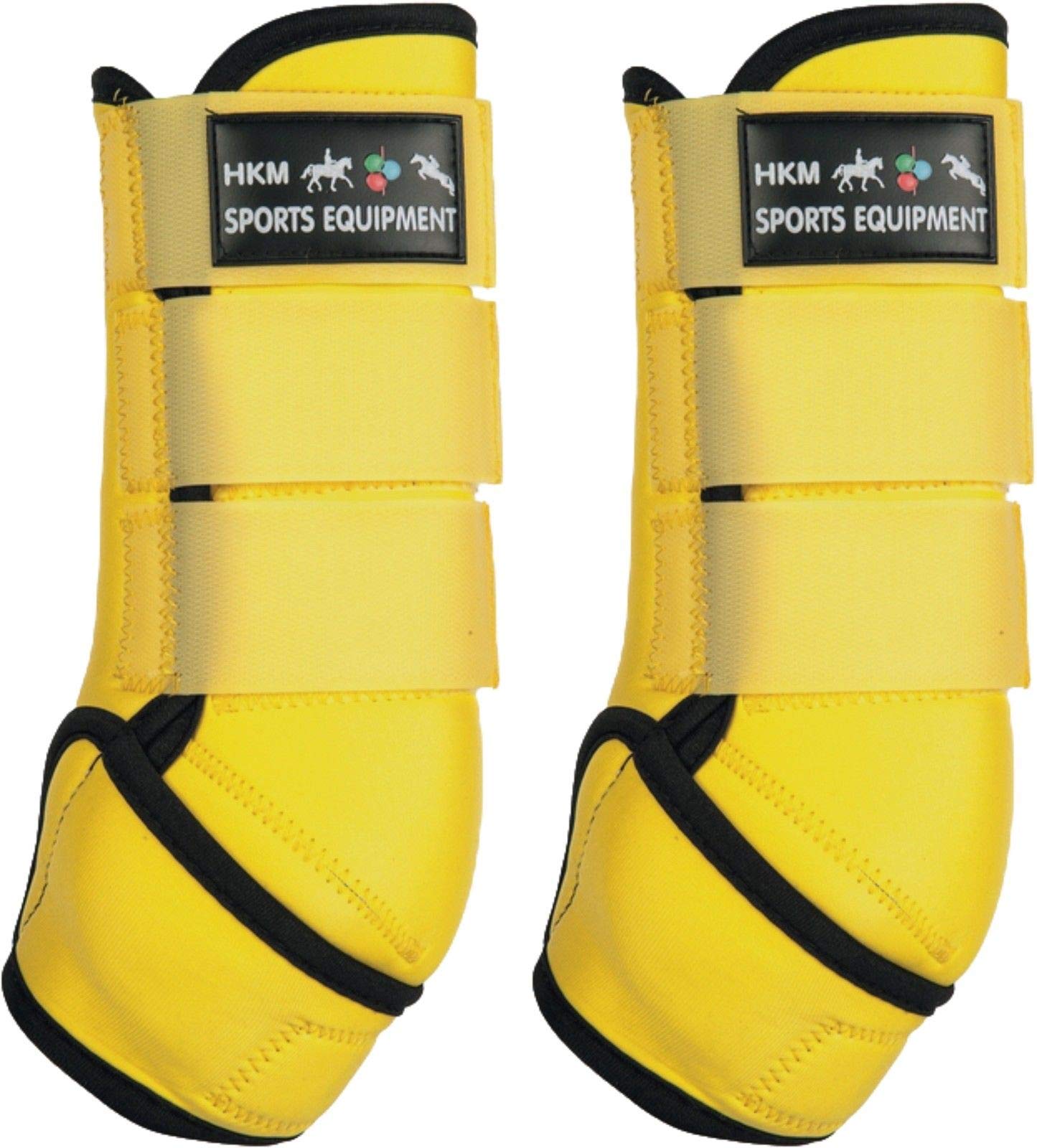 HKM Colour Softopren Protection boots Yellow/Black XL