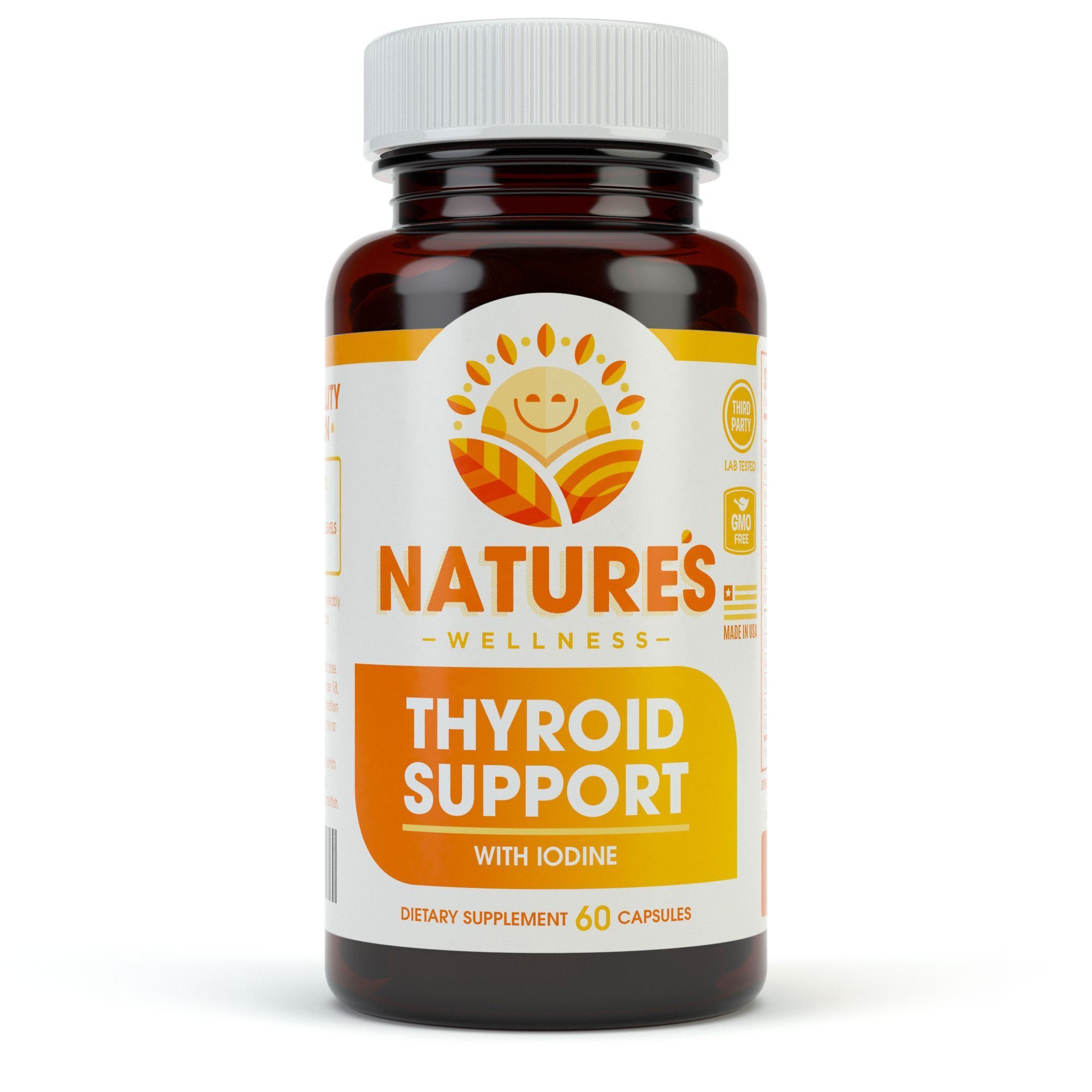 Thyroid Support Complex With Iodine For Energy Levels, Weight Loss