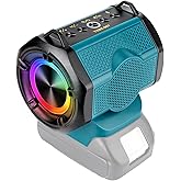 Taingwei Bluetooth Speaker for Makita 18v LXT Battery,30W Cordless Small Speaker for Jobsites, Home and Party (Battery not Included)