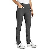 Willit Women's Golf Pants 3 Pockets Stretch Casual Pull on Pants Quick Dry Hiking Travel Pants