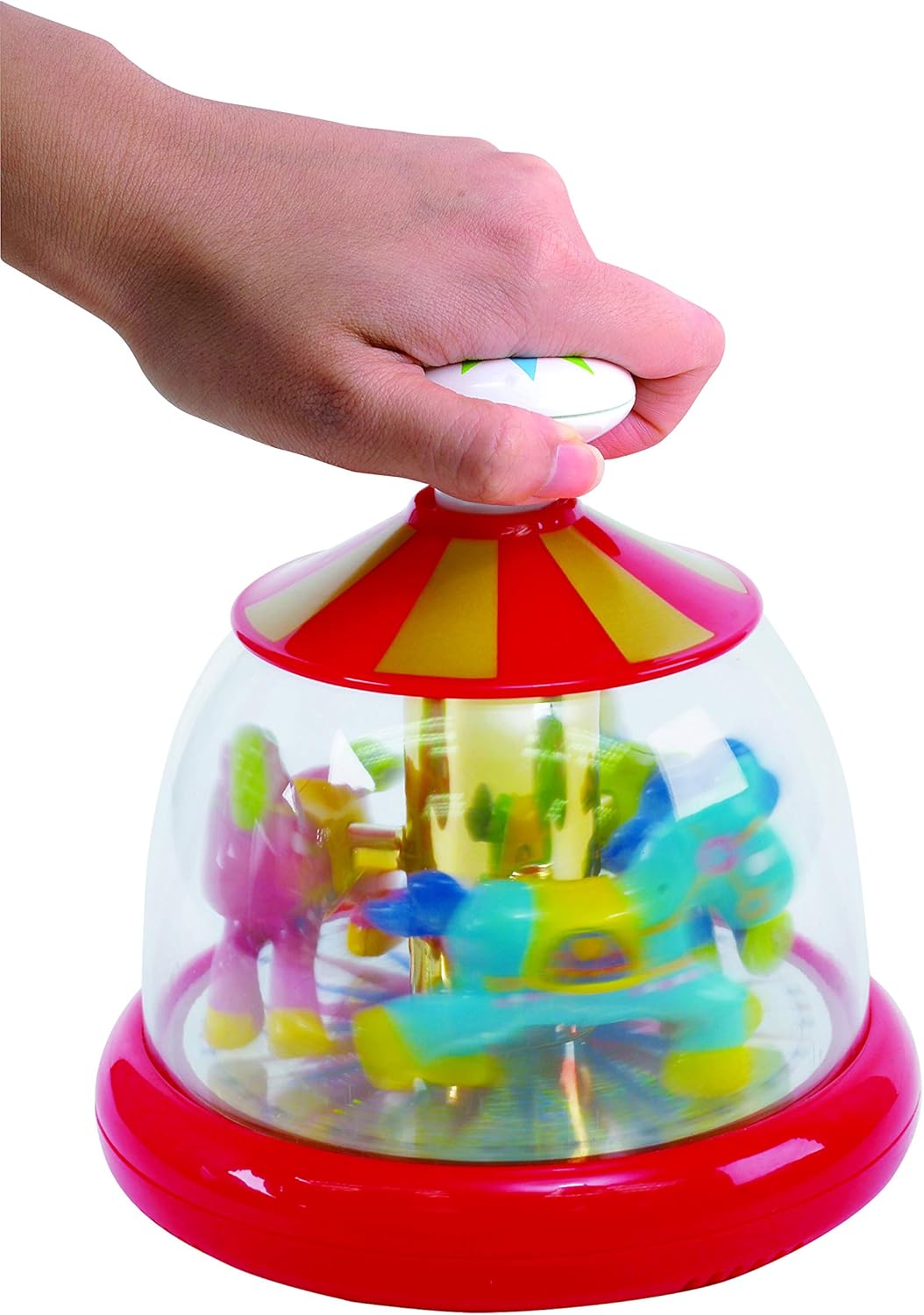 push and spin baby toy