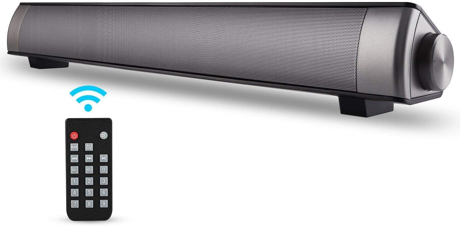 vivitar bluetooth soundbar 24 inch wireless speaker