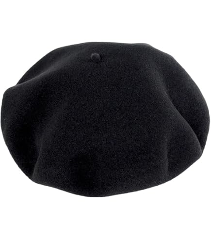 未使用 BUENAVISTA × Marbles BASQUE BERET Hoquy Wool Basque Beret and Luxury Box - Navy Blue (62 cm) at