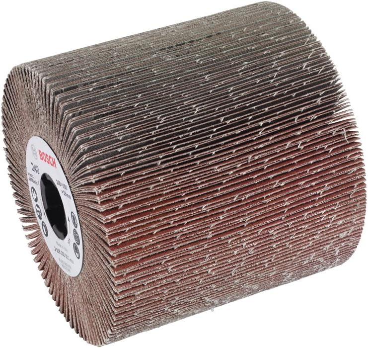 Bosch Professional 2608000597 P60 Flap Sanding Wheel with Fleece, Brown