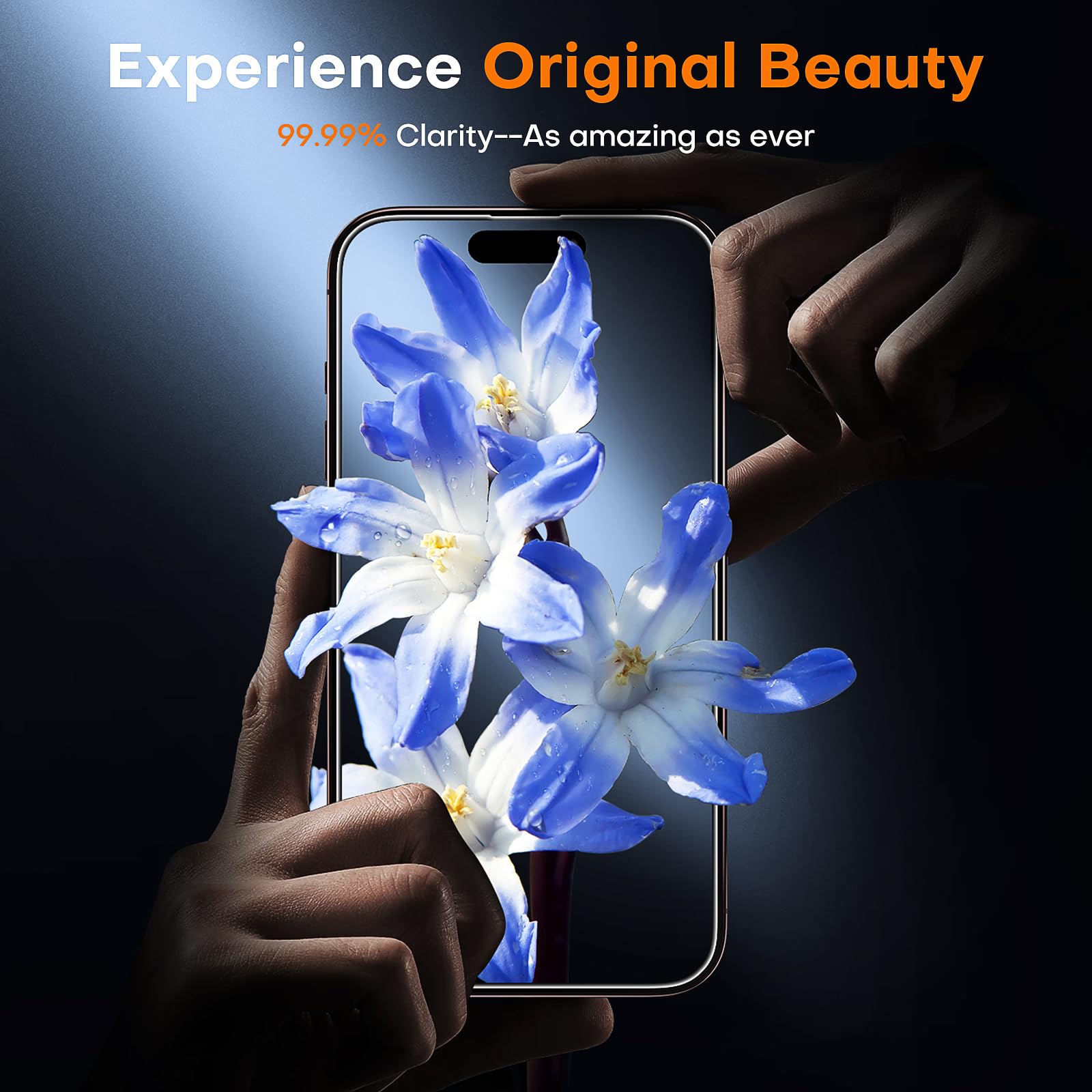 TOCOL for iPhone 17 Pro/iPhone 16 Pro Screen Protector 6.3-Inch, Instant Installation, Tempered Glass HD Clear, Full Coverage Protection, Military Grade Shatterproof, Case Friendly, 2 Pack