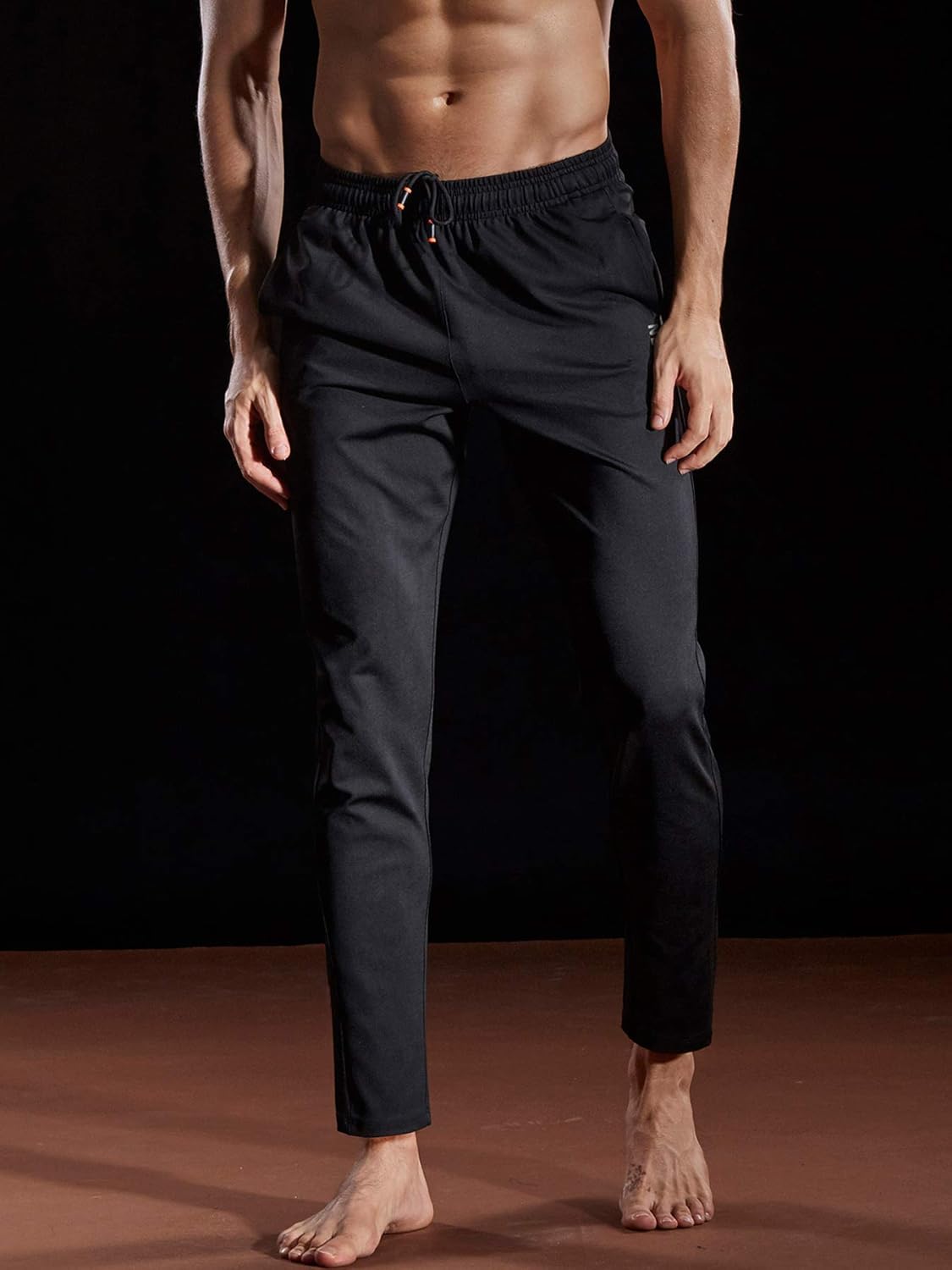Neleus Men's Athletic Workout Running Pants: Clothing