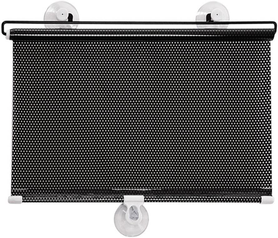 YouN Car 40cm x 60cm Auto Retractable Side Window Car Sun Shade Curtain