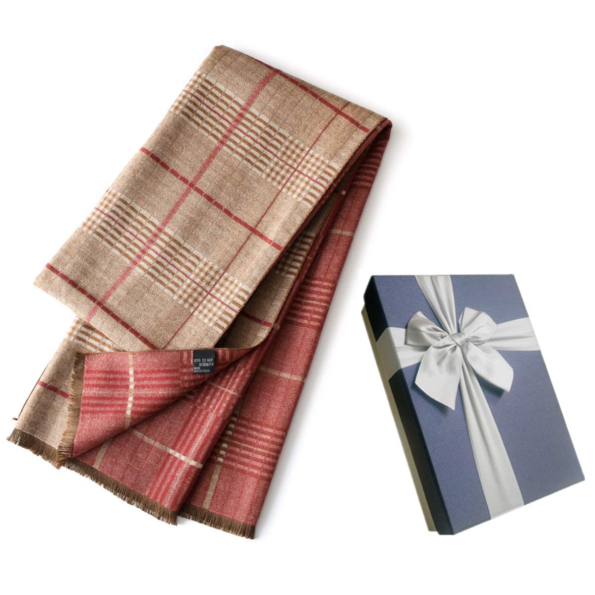 2 PLY Large Soft Cashmere Feel Winter Scarf, Gift idea Scarf with GiftPackage for Womens/Family 2 PLY Large Soft Cashmere Feel Winter Scarf, Gift idea Scarf with GiftPackage for Womens/Family