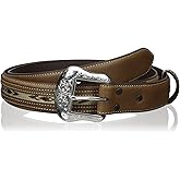 Nocona Belt Co. Men's Top Hand Brown Middle Inlay