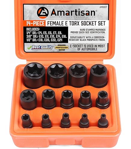 E24 X 3/4" Drive "E" Series Torx Impact Socket - Western Tool Co - Foto 14