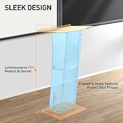 Rengue Acrylic Podium Stand, Pulpit for Churches