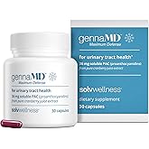 Solv Wellness GennaMD - Maximum UTI Defense - 36 mg Soluble PAC from 100% Cranberry Juice Extract - Highest PAC Concentration in a Small, Easy-to-Swallow Capsule - 30 Capsules