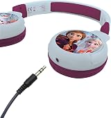 Lexibook Disney Frozen 2-in-1 Bluetooth Kids Headphones Blue Purple HPBT010FZ view 2