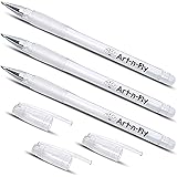 White Gel Pen for Artists 0.7mm Fine Point - Smudge-resistant White Pen for Art Drawing, Sketching & Writing (3pack) - White 
