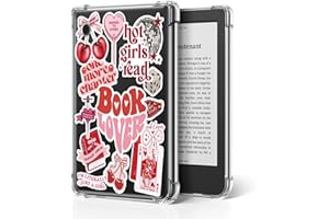 Case for Kobo Clara Colour & Clara BW/2E eReader 6”, Crystal Clear Thin Fit Protective Cover | Scratch-Resistant TPU Shell & 
