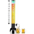 KK KMKGOKO Mimosa Tower, 100oz/3L Mimosa Tower Dispenser with Ice Tube and LED Light, Tabletop Beer Dispenser (100 fl oz-1pc)