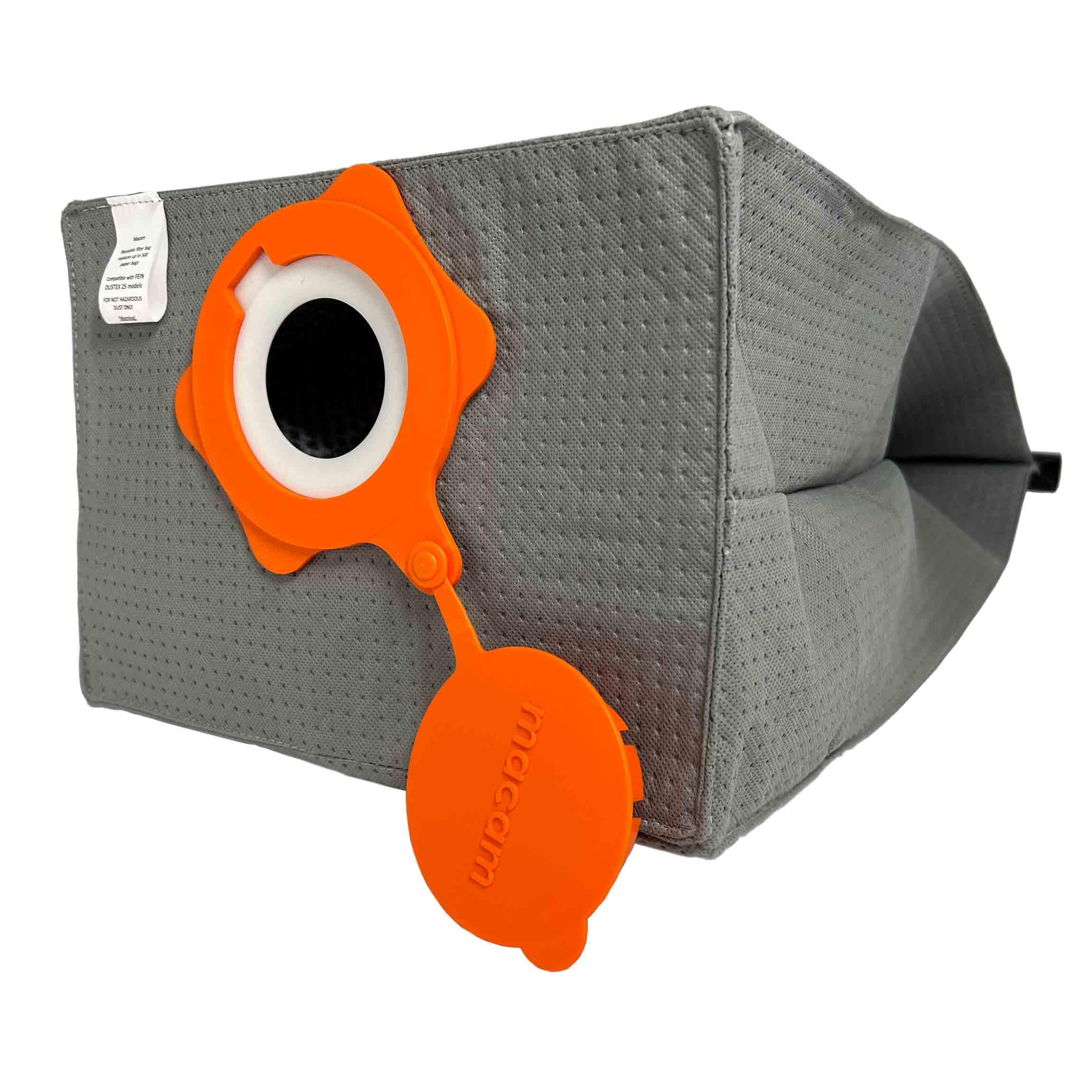 Macam long life reusable dust bag compatible with FEIN DUSTEX 25L dust extractors (FEIN 25)