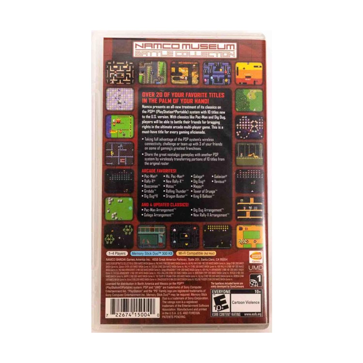 Namco Museum Battle Collection - Sony PSP