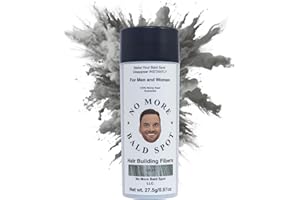 Hair Building Fibers For Thinning Hair for Men - Hair Fillers Powder - Hair Thickener For Thinning Hair for Women - Bald Spot Cover Up - Hair Loss Scalp Concealer Powder Fillers by No More Bald Spot