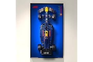 WETCEAOM Display Wallboard for Lego Technic Oracle Red Bull Racing RB20 F1 Car 42206, Compatible with Lego F1 Car, Designed for Lego Car Wall Mount Lovers, Size:19.7X 31.5in (Model not Included!)