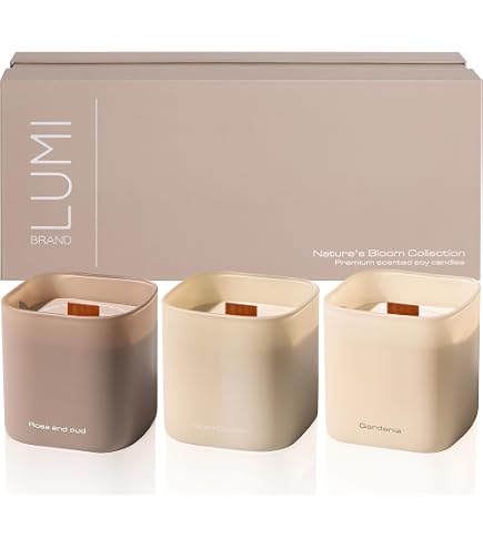 Candela Di Lusso Neurotica In Cera Di Cocco E Soia, Profumo Sandalo E Cardamomo, 60 Ore Di Combustione, Coperchio In Legno Di Acacia, Prodotta A Mano USA
