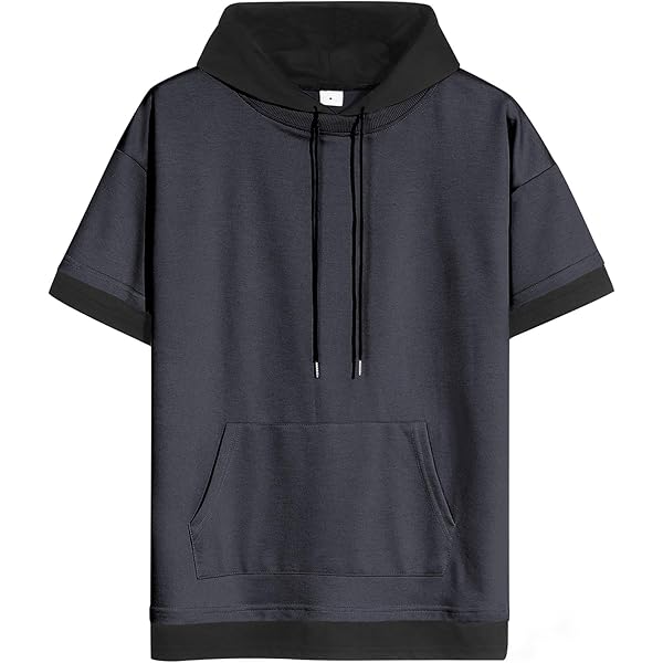 Amazon.com: Generic Mens Short Sleeve Hoodie Plus Size Sweatshirts