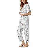 BedHead - S/S Stretch Jersey Cropped PJ Set - Wedding Party - Large