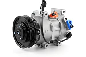 Farrme A/C Compressor Fit for Hyundai Accent, for Kia Rio 2012-2017 1.6L L4 CO 20765C Automotive Replacement AC Compressor with Clutch 977011R100, 977011W600
