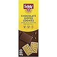 Schar Chocolate Dipped Gluten-Free Cookies - Non GMO, Preservative Free, Shortbread Cookies with Rich Dark Chocolate, 150g