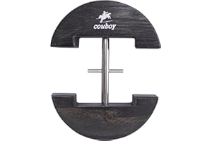 Vintage Cowboy 2-Way Hat Stretcher with Turnbuckle, Solid Wood Cross Hat Shaper for Fedora, Western, Sun Hats