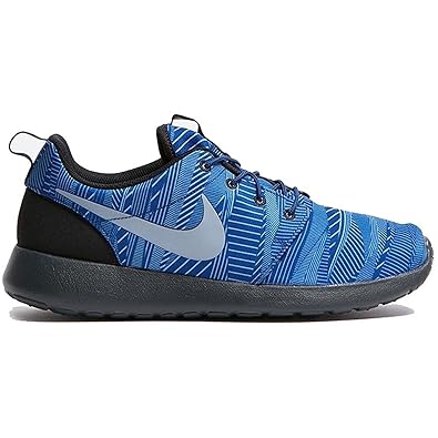 nike roshe run one print blue